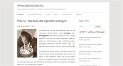 Desktop Screenshot of androgyn.org